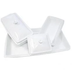 Neville Uk Royal Genware White Porcelain Gastronorm Dish Oven To Tableware