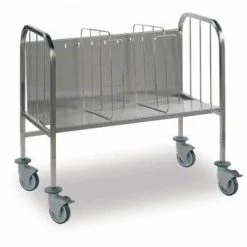 Matfer Bourgeat Stainless Steel Trolley With 2 Dividers Trolleys