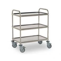 Matfer Stainless Steel 3 Tier Trolley