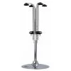 Beaumont Rotary Stand Free Standing 4 Bottle Silver RESTAURANT & BAR
