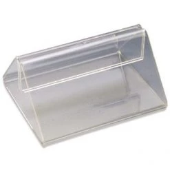 Mileta Signs & Products Q Clips Clear Packet Of 10 Labels & Label Dispensers