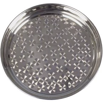 U Group Longlife Stainless Steel Waiters Tray Swirl Pattern 1 U Group Longlife Stainless Steel Waiters Tray Swirl Pattern