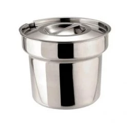 Neville Uk Bain Marie Pots Stainless Steel Round Bain Marie Pot (8 Pint)