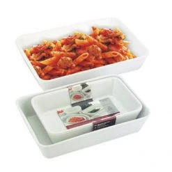 Zodiac White Rectangular Roaster