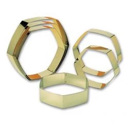 KITCHENWARE Matfer Convex Hexagon Cake Frame