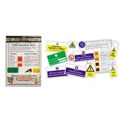 Mileta Signs & Products Signage Safe Storage Cleaning Chem Pack