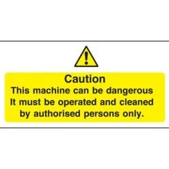 Mileta Signs & Products Signage Caution ......... S/A 100 X200mm