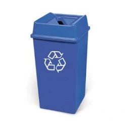 Newell Rubbermaid Uk Bar Supplies Rubbermaid Square Blue Recycling Container