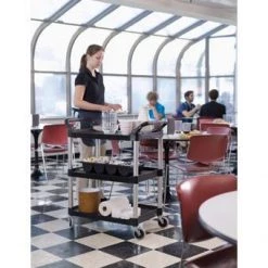 Newell Rubbermaid Uk Rubbermaid Black Utility Trolley Bar Supplies