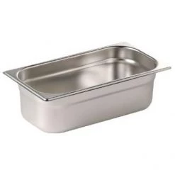 Neville Uk Food Storage Stainless Steel Quarter Size (1/4) Gastronorm Pan And Lid
