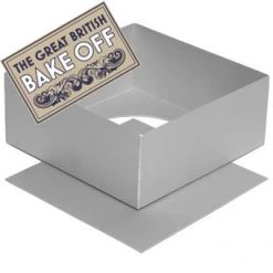Alan Silverwood Silverwood Loose Base Square Cake Tin