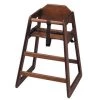 Tablecraft Wooden High Chair For Restaurant (Dark Walnut) RESTAURANT & BAR