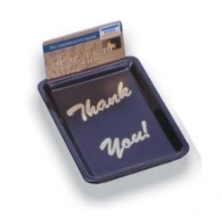 Neville Uk Trays & Tray Stands Tips Tray Black (Thank You)