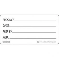 NCCO International Food Product Label 4 X 2 Remov (50 Deli Tickets & Food Labels