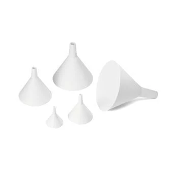 Tablecraft KITCHENWARE Plastic Funnel Set With 5 Funnels 1 Tablecraft KITCHENWARE Plastic Funnel Set With 5 Funnels