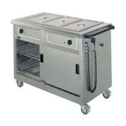 Lincat Panther Mobile Hot Cupboard With Bain Marie (Gbm3A) COOKING APPLIANCES