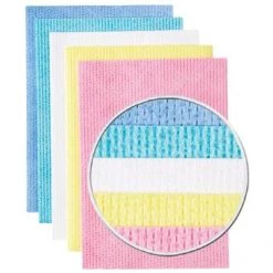 Robert Scott Velette Cloth Blue Pkt Per 25 HYGIENE & JANITORIAL