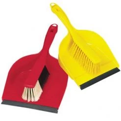 Robert Scott Cleaning Equipment Dustpan & Brush - Soft Bristle