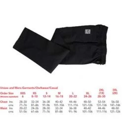 Denny's Le Chef Black Trousers DF54