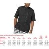 Denny's Denny Black Short Sleeve Jacket DD08Cs Chefs Clothing