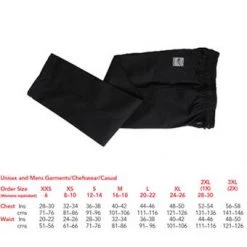 Denny's Le Chef Black Long Leg Trousers DF54 Chefs Clothing