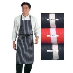 Denny's Denny Striped Bib Apron Dp85