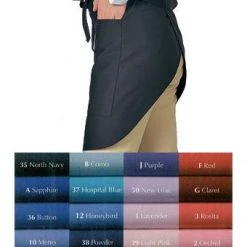 Denny's Denny Black Wrapover Apron Dp33