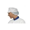 Denny's Chefs Clothing Denny Peaked Food Cap With Nylon Snood Dg42