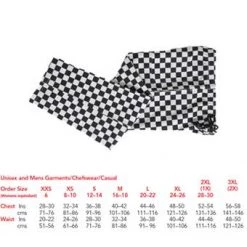 Denny's Denny Black/White Check Trousers Dc28E Chefs Clothing