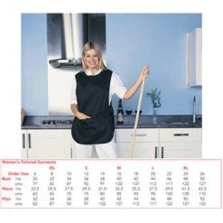 Denny's Denny Sapphire Tabard With Pocket Dp94A Chefs Clothing