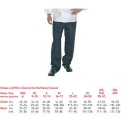 Denny's Denny Easycare Black Trousers Dc62A