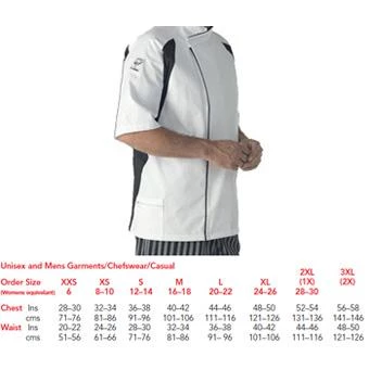 Denny's Le Chef Coolmax Short Sleeve White Tunic DE12A 1 Denny's Le Chef Coolmax Short Sleeve White Tunic DE12A