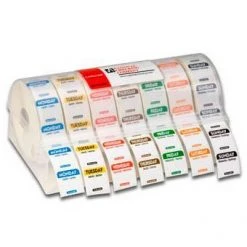 NCCO International Deli Tickets & Food Labels Day Label Dispenser With Removable Labels