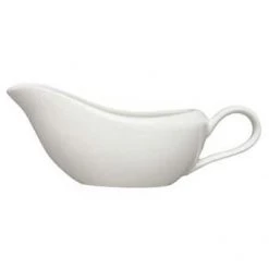 Elia International Elia Glacier Sauce Boat, Bone China Elia Crockery