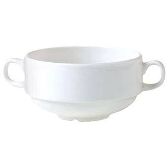 Steelite Monaco Handled Stacking Soup Cup 1 Steelite Monaco Handled Stacking Soup Cup