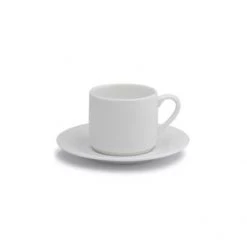 Elia International CROCKERY Elia Glacier Espresso Cup, Bone China