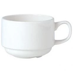 Steelite White Stacking Cup 7.5 Oz