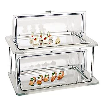 Sambonet Paderno RESTAURANT & BAR Paderno Cooled Buffet Showcase Gastronorm Sized 1 Sambonet Paderno RESTAURANT & BAR Paderno Cooled Buffet Showcase Gastronorm Sized