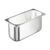 Sambonet Paderno Ice Cream Scoops & Sinks Paderno Ice Cream Container, Stainless Steel