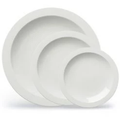 Elia International CROCKERY Elia Miravell Plate, Bone China - 6 Pcs