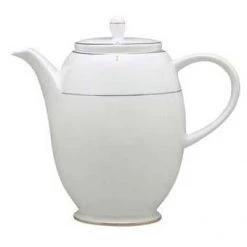 Elia International Elia Cubiq Coffee Pot, Fine Bone China