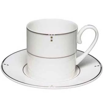 Elia International CROCKERY Elia Cubiq Coffee Saucer, Fine Bone China 1 Elia International CROCKERY Elia Cubiq Coffee Saucer, Fine Bone China