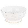 Elia International Elia Cubiq Open Salad Bowl, Fine Bone China CROCKERY
