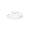 Elia International Elia Cubiq Tea Saucer, Fine Bone China