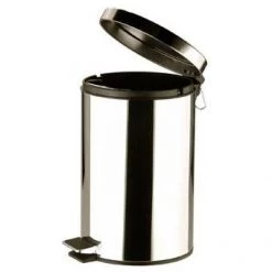 Cleaning Equipment Zodiac Polished Chrome Pedal Bin