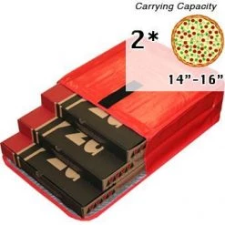 Alphin Pans Vinyl Pizza Delivery Bag (For Three 14-16 Inch Pizzas)