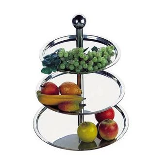 Sambonet Paderno Paderno Cake/Fruit Stand - 2 Or 3 Tier Buffet 1 Sambonet Paderno Paderno Cake/Fruit Stand - 2 Or 3 Tier Buffet
