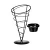 Tablecraft Vertigo Chip Cone With Ramekin Holder