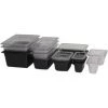 Neville Uk Genware Black Polycarbonate Gastronorm, 1/9 Size Food Storage