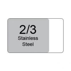 Neville Uk Stainless Steel Gastronorm Pan 2/3 Size